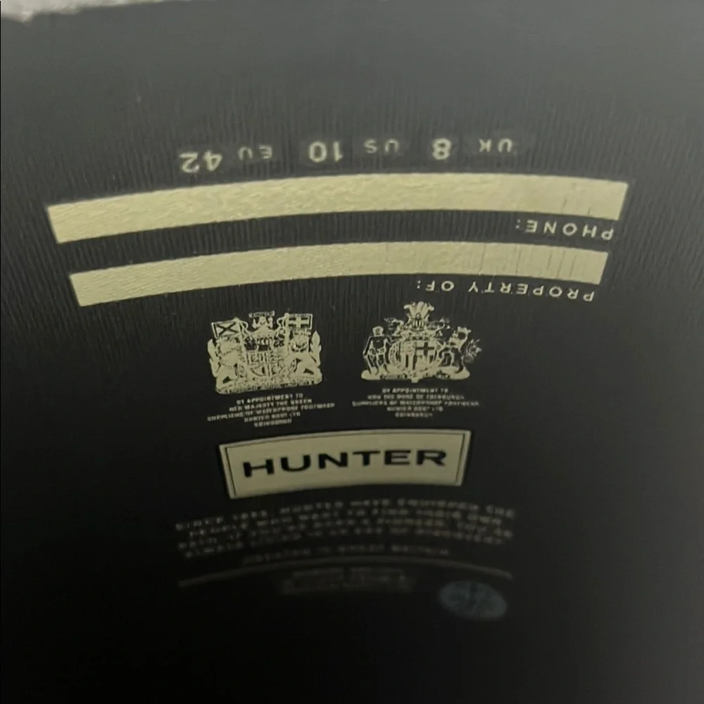 Hunter Boots tall charcoal gray - Picture 3 of 7